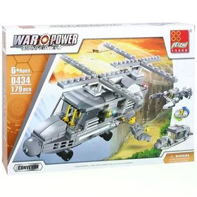 Canem Oyuncak 0434 179 Parça 6+ Helikopter Blok Seti