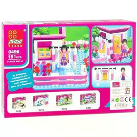 Canem Oyuncak 0496 181 Parça 6+ Figürlü Ev Blok Seti