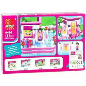 Canem Oyuncak 0496 181 Parça 6+ Figürlü Ev Blok Seti