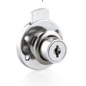 Canex 19 mm Yuvarlak Çekmece Kilidi
