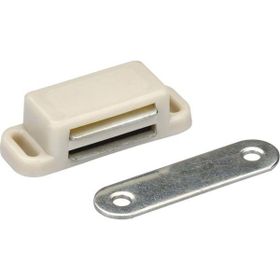 Canex Küçük Beyaz 4.5 cm Mıknatıslı Çıt Çıt Plastik