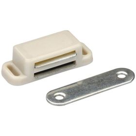 Canex Küçük Beyaz 4.5 cm Mıknatıslı Çıt Çıt Plastik