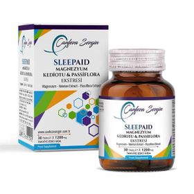 Canfeza Sezgin Sleepaid Magnezyum Kediotu Passiflora Ekstresi 30 Tablet Takviye Edici Gıda