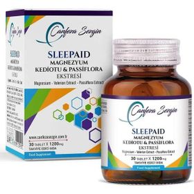 Canfeza Sezgin Sleepaid Magnezyum Kediotu Passiflora Ekstresi 30 Tablet Takviye Edici Gıda
