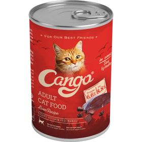 Cango Ciğerli Yaş Yetişkin 6x415 gr Kedi Maması