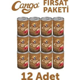 Cango Etli Yetişkin 12x415 gr Köpek Yaş Mama