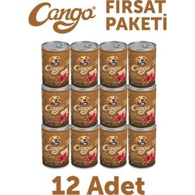 Cango Etli Yetişkin 12x415 gr Köpek Yaş Mama
