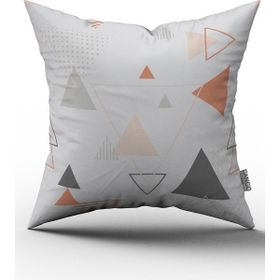 Cango Home CGH103 - 43 x 43 cm - Renkli Kırlent Yastık Kılıfı