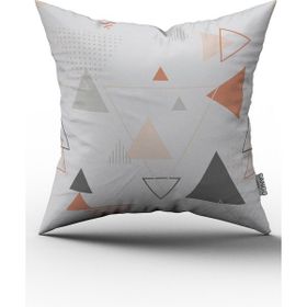 Cango Home CGH103 - 43 x 43 cm - Renkli Kırlent Yastık Kılıfı