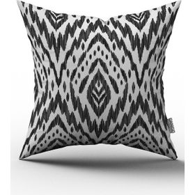 Cango Home CGH129 - 43 x 43 cm - Renkli Kırlent Yastık Kılıfı