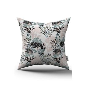 Cango Home CGH496 - 43 x 43 cm - Renkli Dijital Baskı Kırlent Yastık Kılıfı