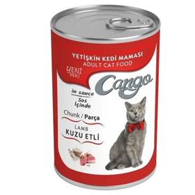 Cango Kuzu Etli 8x415 gr Yetişkin Konserve Kedi Maması