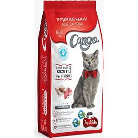 Cango Kuzu Etli ve Pirinçli Yetişkin 7 kg Kedi Maması