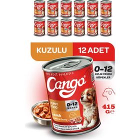 Cango Kuzu Etli Yavru 12x415 gr Yaş Köpek Mama