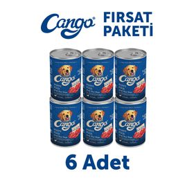 Cango Kuzu Etli Yavru 6x415 gr Yaş Köpek Mama