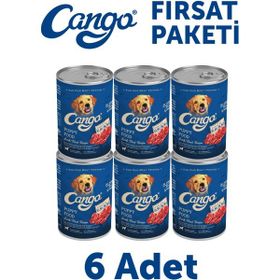 Cango Kuzu Etli Yavru 6x415 gr Yaş Köpek Mama
