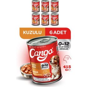 Cango Kuzu Etli Yavru 6x415 gr Yaş Köpek Mama