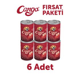 Cango Kuzu Etli Yetişkin 6x415 gr Yaş Köpek Mama