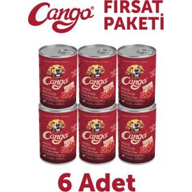 Cango Kuzu Etli Yetişkin 6x415 gr Yaş Köpek Mama