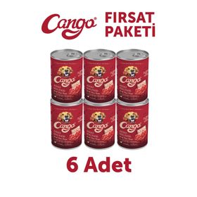 Cango Kuzu Etli Yetişkin 6x415 gr Yaş Köpek Mama