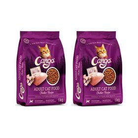 Cango Tavuklu 2x1 kg Yetişkin Kedi Maması