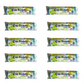 Canhome Jumbo Boy Mavi 10 Adet 80x110 cm 80 lt Çöp Poşeti