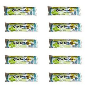 Canhome Jumbo Boy Mavi 10 Adet 80x110 cm 80 lt Çöp Poşeti