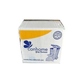 Canhome Jumbo Boy Mavi 10 Adetlik 25 Rulo 80x110 cm 80 lt Çöp Poşeti