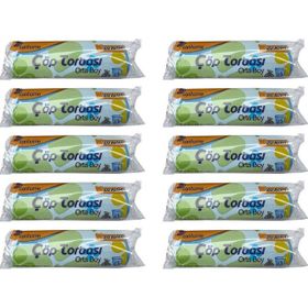 Canhome Mavi 20 Adetlik 10 Rulo Orta Boy 55x60 cm 30 lt Çöp Poşeti