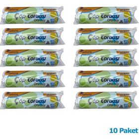 Canhome Mavi 20 Adetlik 10 Rulo Orta Boy 55x60 cm 30 lt Çöp Poşeti