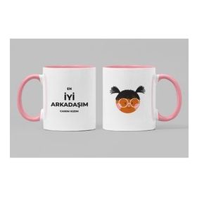 Canım Arkadaşım Pembe Kupa Bardak