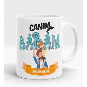 Canım Babam Tasarımlı Kupa Bardak
