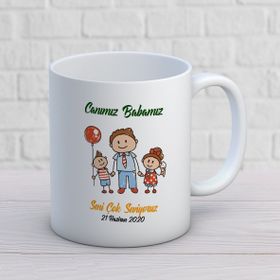 Canım Babamız İki Tarafı Baskılı Kupa
