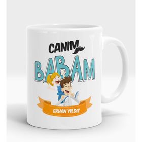 Canım Babamm Tasarımlı Kupa Bardak