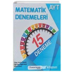 Canım Hocam Yayınları AYT Matematik 15 Deneme