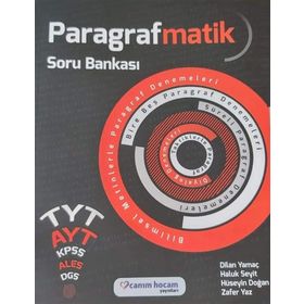 Canım Hocam Yayınları Paragrafmatik TYT AYT Soru Bankası 2020 Baskı
