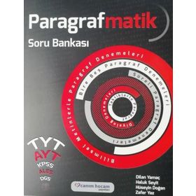Canım Hocam Yayınları Paragrafmatik TYT AYT Soru Bankası 2020 Baskı