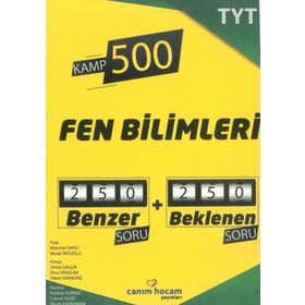 Canım Hocam Yayınları TYT Fen Bilimleri Kamp 500 Deneme