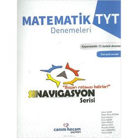 Canım Hocam Yayınları TYT Matematik Sınavigasyon Serisi 15 Fasikül Denemeleri