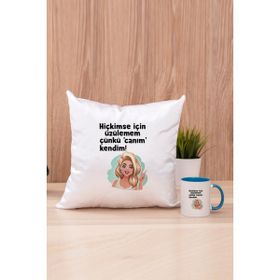 Canım Kendim Mavi Kupa Bardak