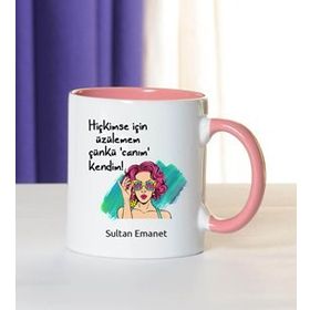 Canım Kendim Pembe Kupa Bardak