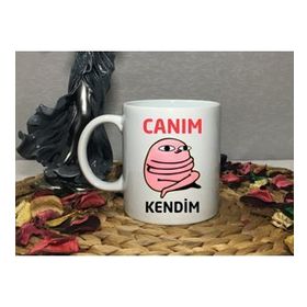 Canım Kendim Pembe Kupa Bardak