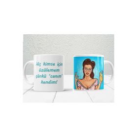 Canım Kendim Pembe Kupa Bardak