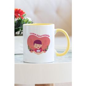 Canım Öğretmenim Sarı Kupa Bardak