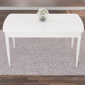 Canisa Concept Ahu 80x132 cm Açılabilir Beyaz Yemek Masası
