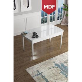 Canisa Concept Han Serisi 70x114 CM Açılabilir Mdf Beyaz Mutfak Masası