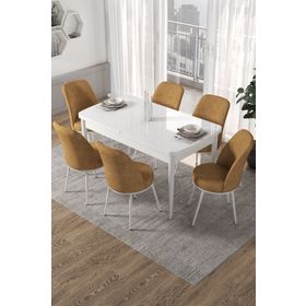 Canisa Concept Kor 70x114 Açılabilir Mutfak Masası