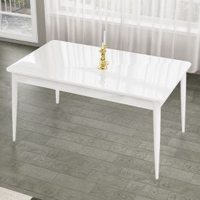 Canisa Concept Lav Serisi 80x130 cm Sabit Beyaz Mutfak Masası
