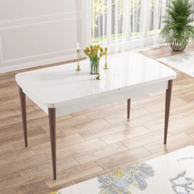 Canisa Concept Nef 70x114 CM Beyaz Açılabilir Mutfak Masası