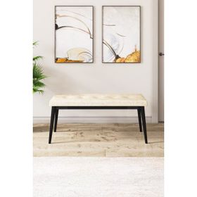 Canisa Concept Pera Serisi 40 cm Kahverengi Gürgen Tam İskelet Kumaş Bench